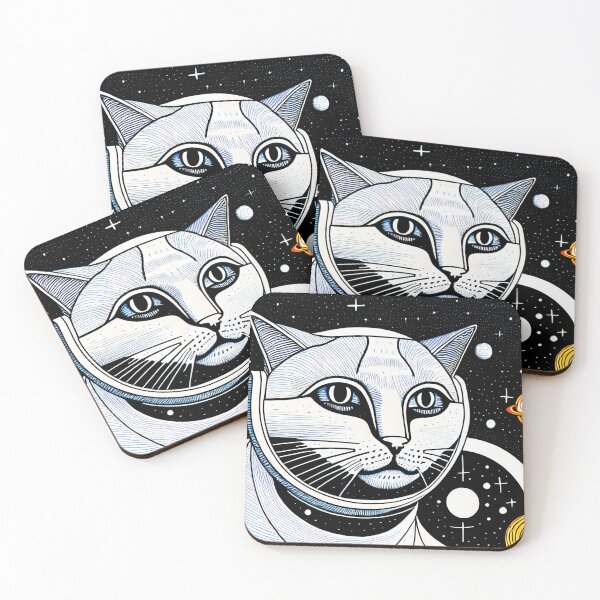 Item preview, Space Cat, digital artwork designed and sold by skillunused.