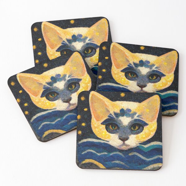 Item preview, Night Cat I designed and sold by Radical  Dreamer Prints.