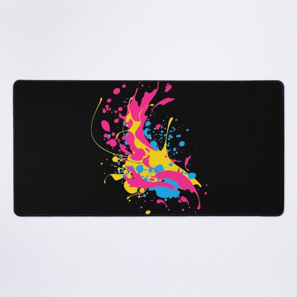 Item preview, Paint Splatter Pan Flag Colors. Pansexual Pride designed and sold by Subtle Pride Shop.