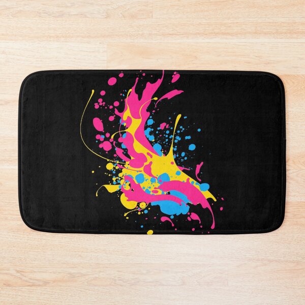 Item preview, Paint Splatter Pan Flag Colors. Pansexual Pride designed and sold by Subtle Pride Shop.