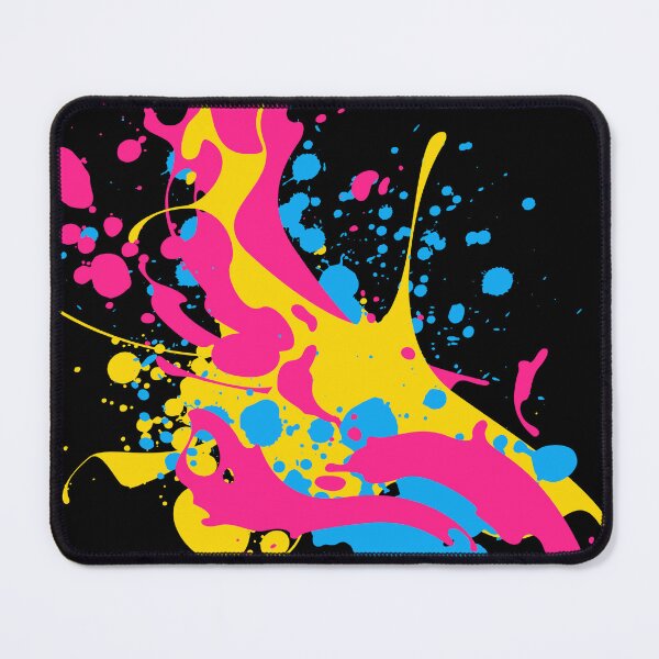 Item preview, Paint Splatter Pan Flag Colors. Pansexual Pride designed and sold by Subtle Pride Shop.