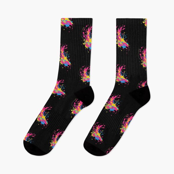 Item preview, Paint Splatter Pan Flag Colors. Pansexual Pride designed and sold by Subtle Pride Shop.