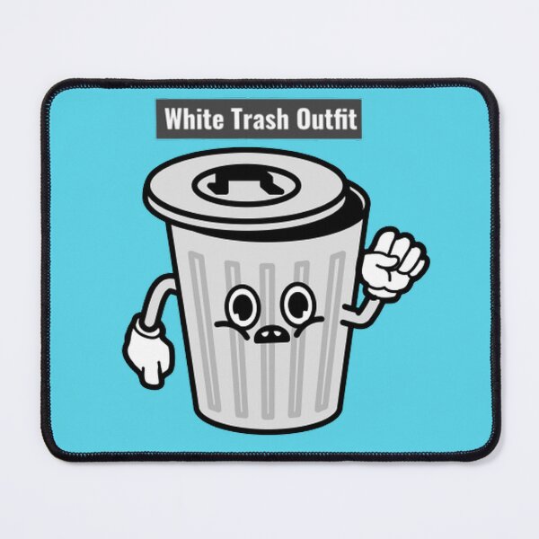 Item preview, White Trash Outfit t-shirt designed and sold by Rodayna Elnaggar.
