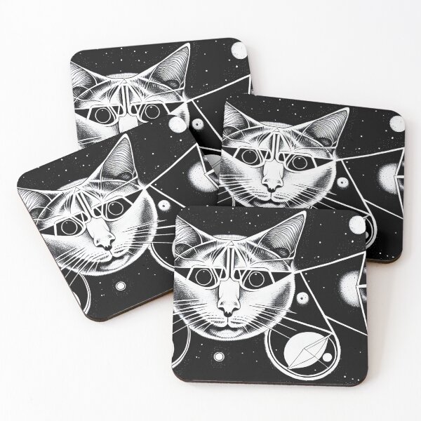 Item preview, Space Cat, digital art work designed and sold by skillunused.