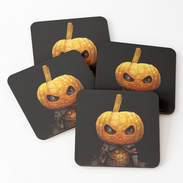 Item preview,  Pumpkin Warrior Holding scary and horror -Halloween Pumpkin designed and sold by hassendz.