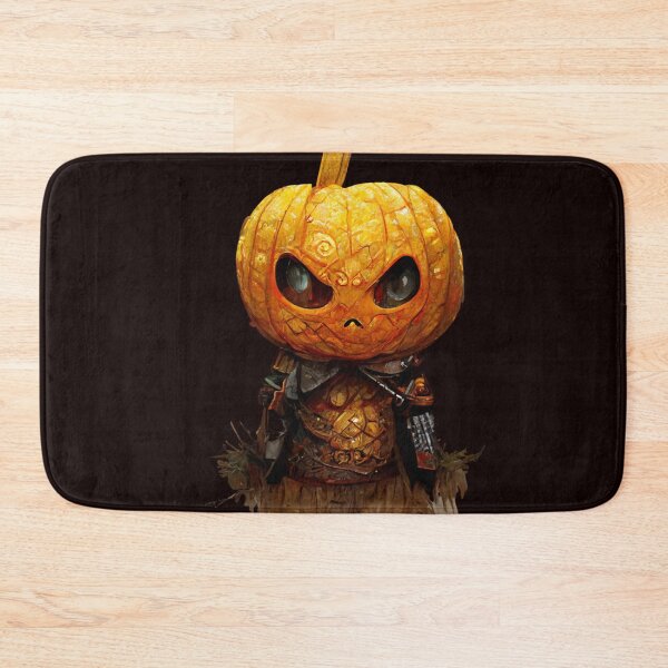 Item preview,  Pumpkin Warrior Holding scary and horror -Halloween Pumpkin designed and sold by hassendz.