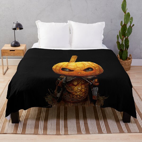 Item preview, Pumpkin Warrior Holding scary and horror -Halloween Pumpkin designed and sold by hassendz.