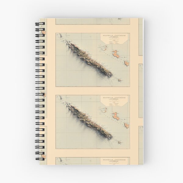 Item preview, 1900 New Caledonia Relief Map 3D digitally-rendered designed and sold by ThinkAboutMaps.