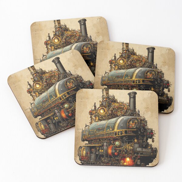 Item preview, Steampunk Crazy Locomotive designed and sold by Myriam Iart.
