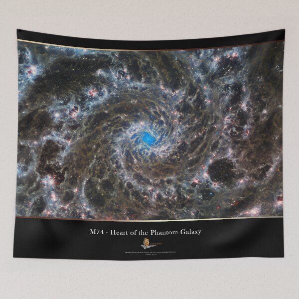 Item preview, M74 - Heart of the Phantom Galaxy - James webb designed and sold by NTxPhotography.