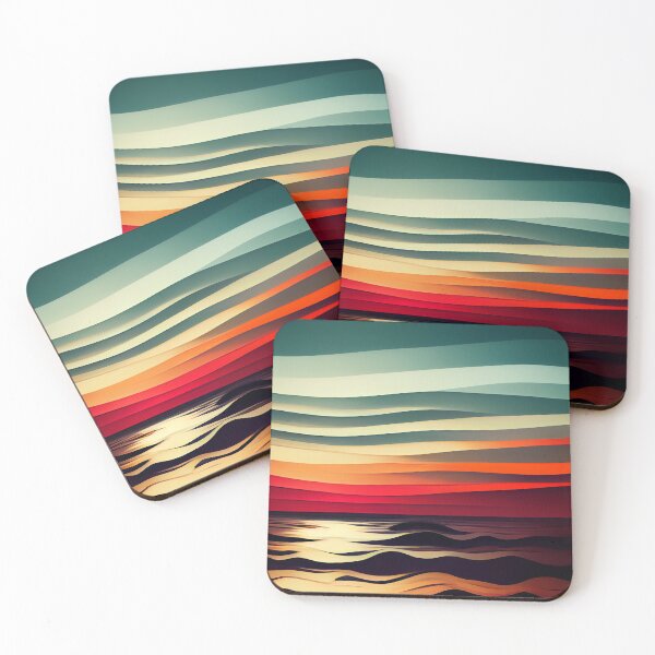 Item preview, Coloured Waves Pattern - 8 designed and sold by MrVPhotography.