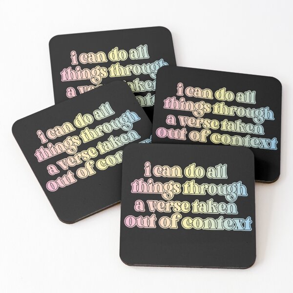 Item preview, i can do all things through a verse taken out of context designed and sold by retro10.