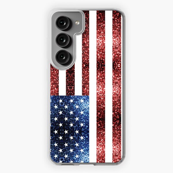  Personalized Baseball Player Name Number America Flag Design  Rubber Cover Phone Case for Samsung Galaxy S23 S22 S21 S20 ULTRA PLUS/ S21  FE /S20 FE/ S10 PLUS/ S9 PLUS/ S8 PLUS /