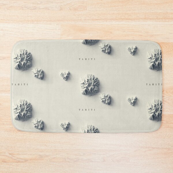 Item preview, Tahiti Relief Map 3D digitally-rendered designed and sold by ThinkAboutMaps.
