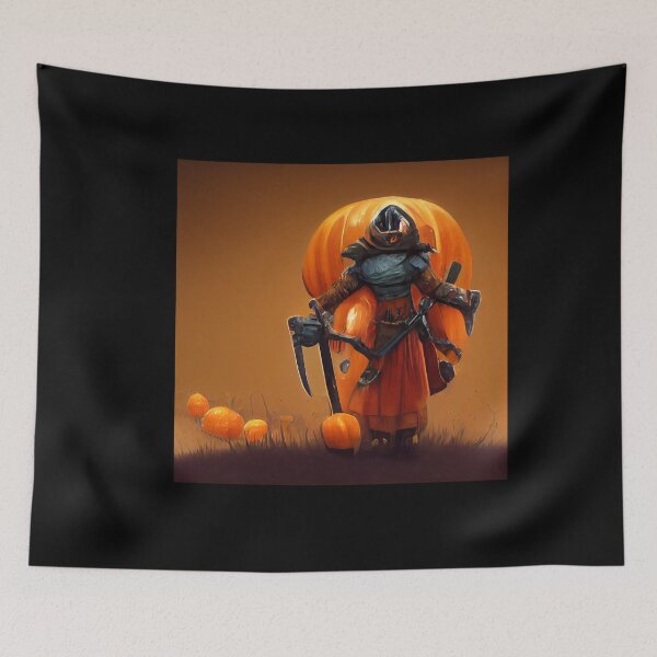 Item preview,  Pumpkin Warrior Holding a weapon designed and sold by hassendz.