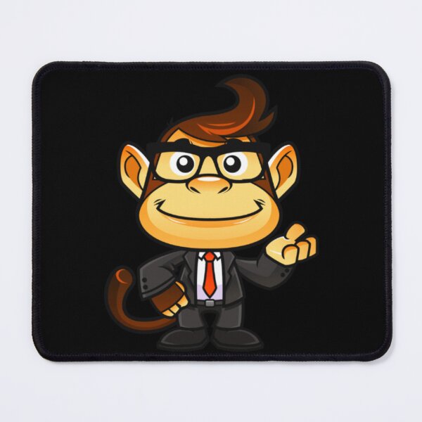 Item preview, Monkey with glasses designed and sold by The Love Quill.