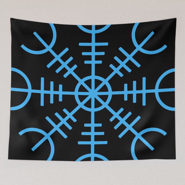 Artikelvorschau, Blaue Wikinger-Schutzrune entworfen und verkauft von KSVstudio.