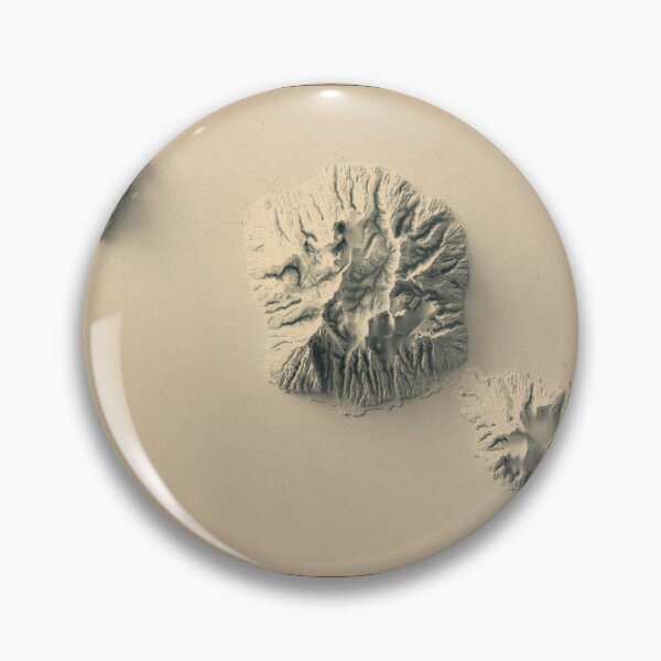 Item preview, Tahiti Relief Map 3D digitally-rendered designed and sold by ThinkAboutMaps.