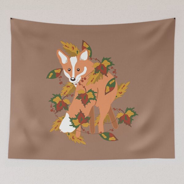 Item preview, Fall Autumnal Fox designed and sold by HayleyHalo.