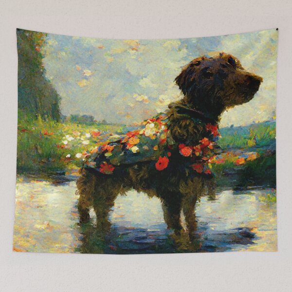 Item preview, Flower Dog I designed and sold by Radical  Dreamer Prints.