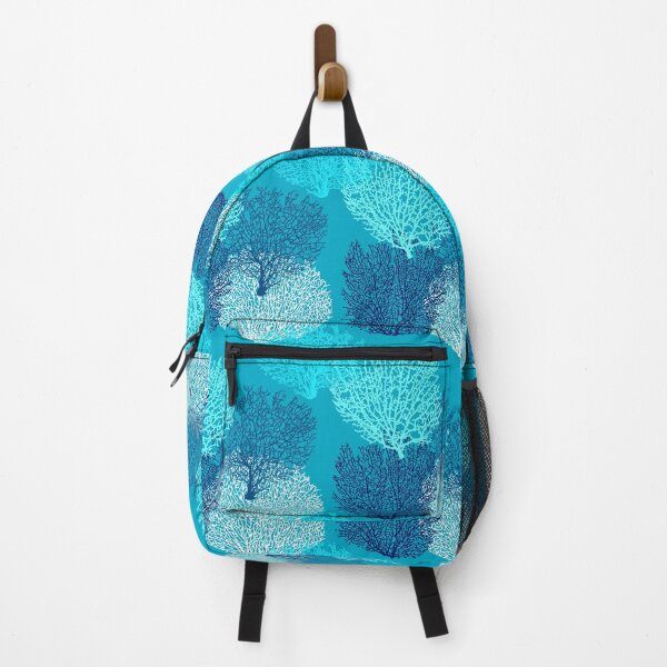 Item preview, Fan Coral Print, Turquoise, Aqua and Cobalt Blue designed and sold by Marymarice.