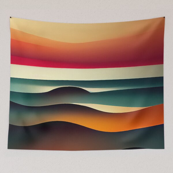 Item preview, Coloured Waves Pattern - 9 designed and sold by MrVPhotography.