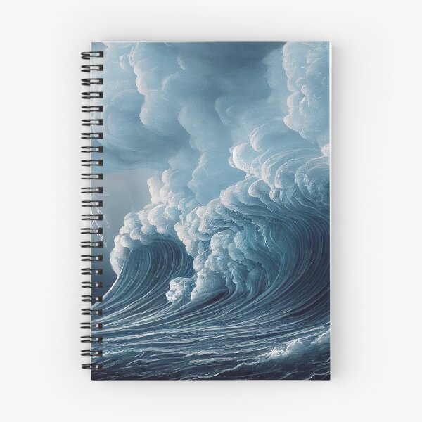 Item preview, Bright lightning in a raging sea. A strong storm in the ocean. Big waves. Night thunderstorm. Dark tones. designed and sold by tatkhagata.