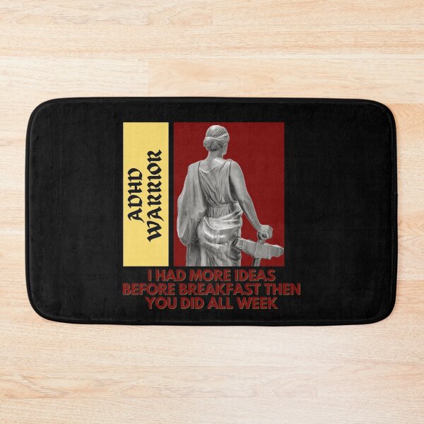 Item preview, ADHD Warrior | I Had More Ideas Before Breakfast Then You Did All Week designed and sold by BuraxisQuotes.