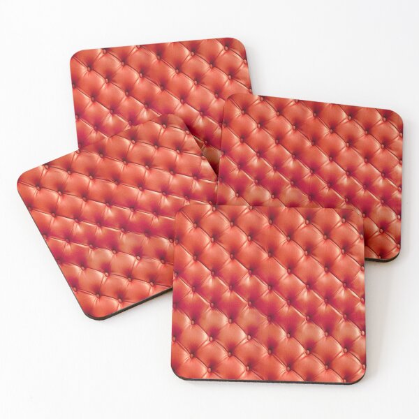 Item preview, padded red leather background designed and sold by latelierdechris.