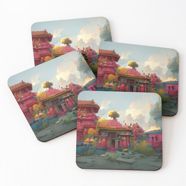 Item preview, Fantasy Hindu Temple Collection #14 by GizbarArts made with a.i. designed and sold by Ganzabara.
