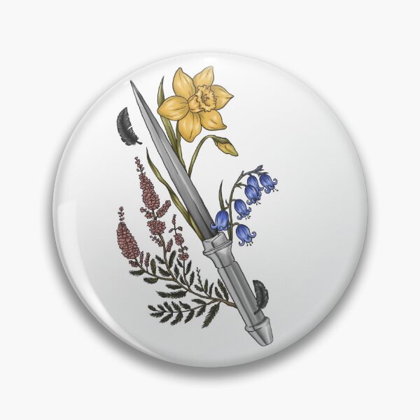 Item preview, Floral Angel Blade designed and sold by CarolinaGaitan.