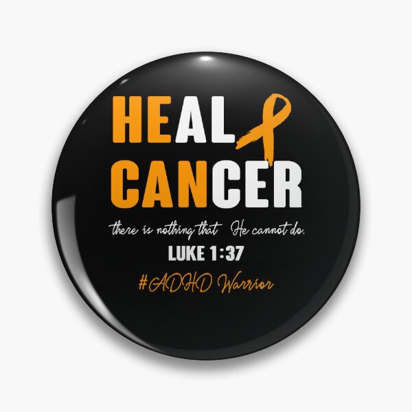 Item preview, ADHD Awareness - Heal Cancer - Support ADHD Warrior Gifts designed and sold by ElizabethS809.
