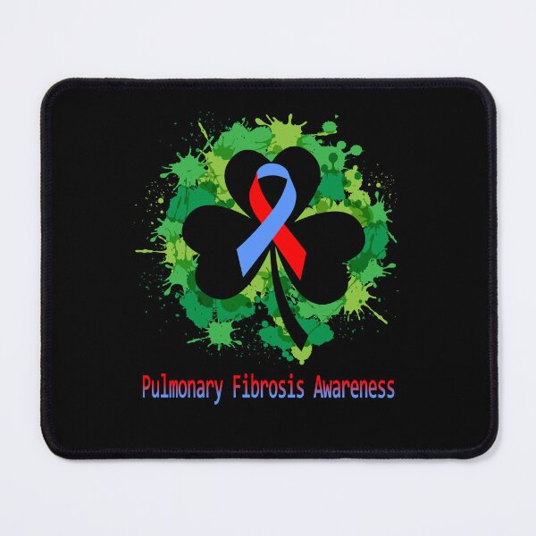 Item preview, Pulmonary Fibrosis Awareness Clover Ribbon Happy Patricks Day Support Pulmonary Fibrosis Warrior Gifts designed and sold by Tammyilaria.