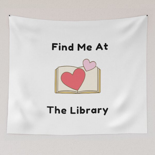 Item preview, Find Me At The Library - Funny and Cute quotes designed and sold by Designspot2020.