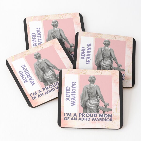 Item preview, ADHD Warrior | Proud Mom designed and sold by BuraxisQuotes.