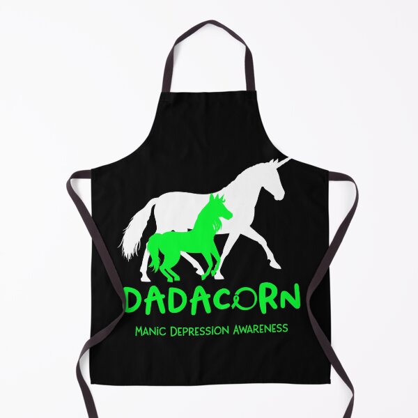 Item preview, Manic Depression Awareness Dad Unicorn Dadacorn Support Manic Depression Warrior designed and sold by RunningShop.