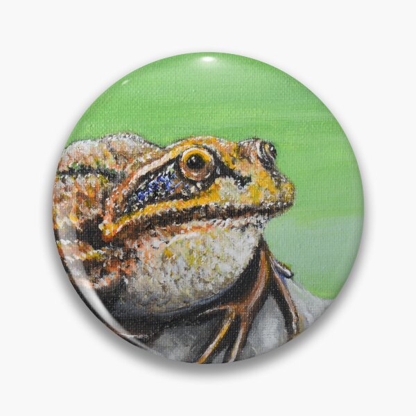 Item preview, Frog on a Rock painting designed and sold by Art by Kirsten Sneath.