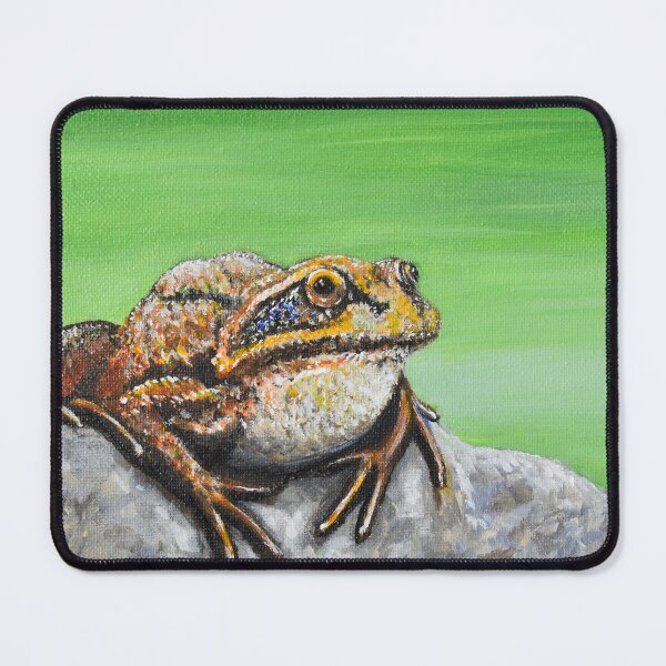 Item preview, Frog on a Rock painting designed and sold by Art by Kirsten Sneath.