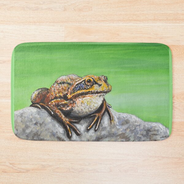 Item preview, Frog on a Rock painting designed and sold by Art by Kirsten Sneath.