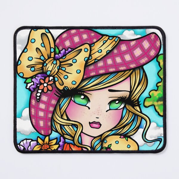 Item preview, Cute Spring Time Easter Girl Whimsical Fantasy Art  designed and sold by hannahlynnart.
