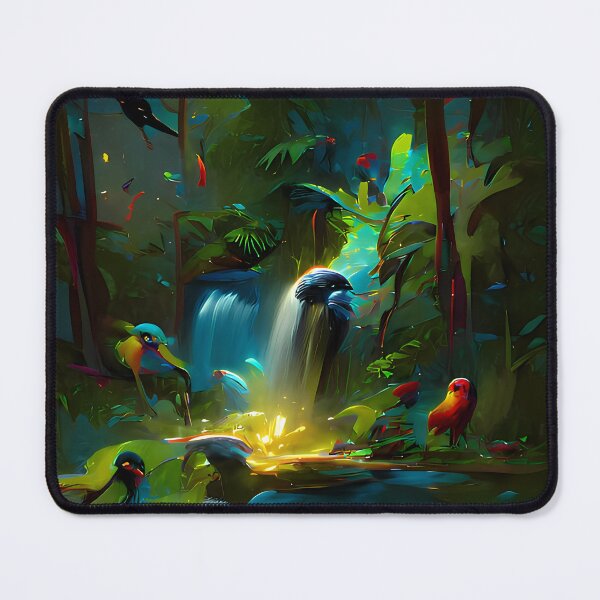 Item preview, Jungle Waterfall Collection #2 by GizbarArts made with a.i. designed and sold by Ganzabara.