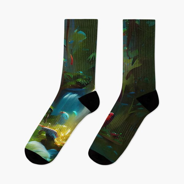 Item preview, Jungle Waterfall Collection #2 by GizbarArts made with a.i. designed and sold by Ganzabara.