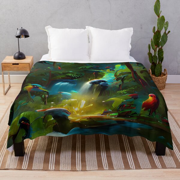Item preview, Jungle Waterfall Collection #2 by GizbarArts made with a.i. designed and sold by Ganzabara.