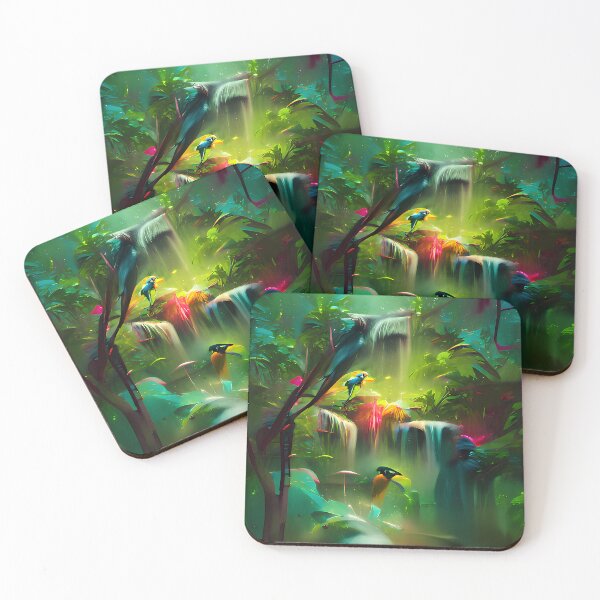 Item preview, Jungle Waterfall Collection #3 by GizbarArts made with a.i. designed and sold by Ganzabara.