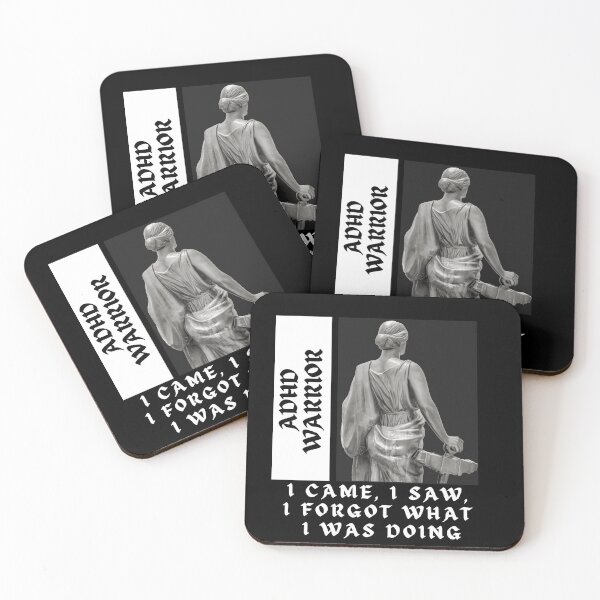 Item preview, ADHD Warrior | I came I saw designed and sold by BuraxisQuotes.