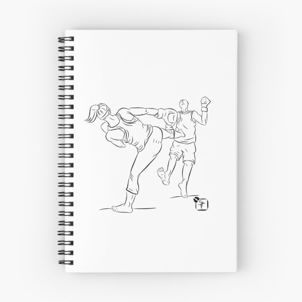 Item preview, Kick Boxing Queen - Sticker Version designed and sold by SonneFaunArt.