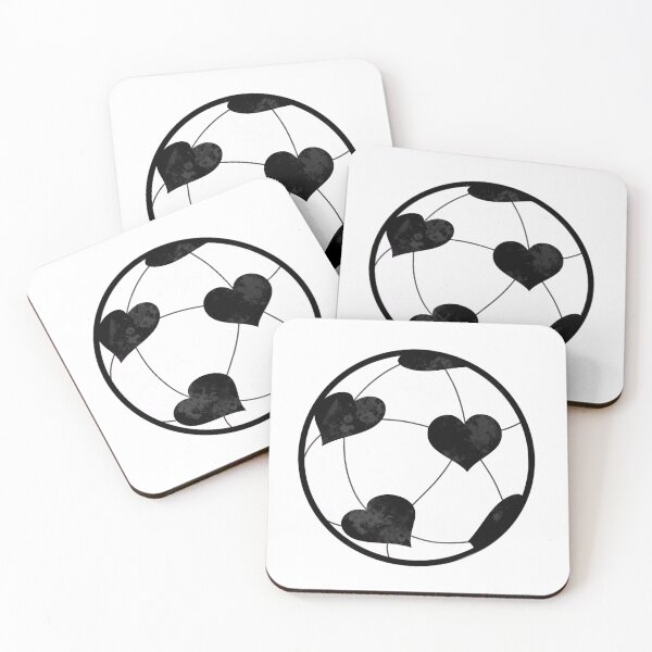 Item preview, Football ball with hearts designed and sold by alx-san.