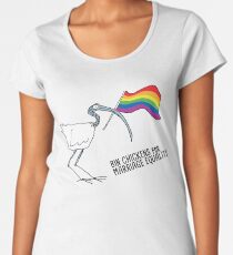 Bin chickens for marriage equality Women's Premium T-Shirt