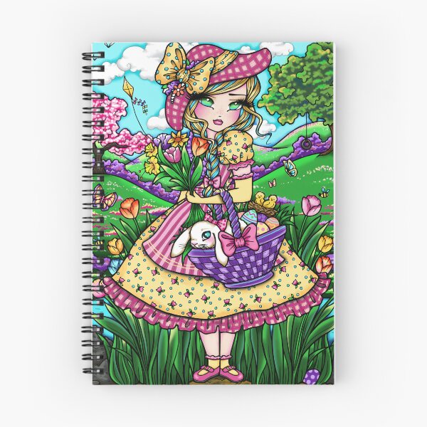 Artikelvorschau, Nette Frühlingszeit-Ostern-Mädchen-wunderliche Fantasie-Kunst entworfen und verkauft von hannahlynnart.