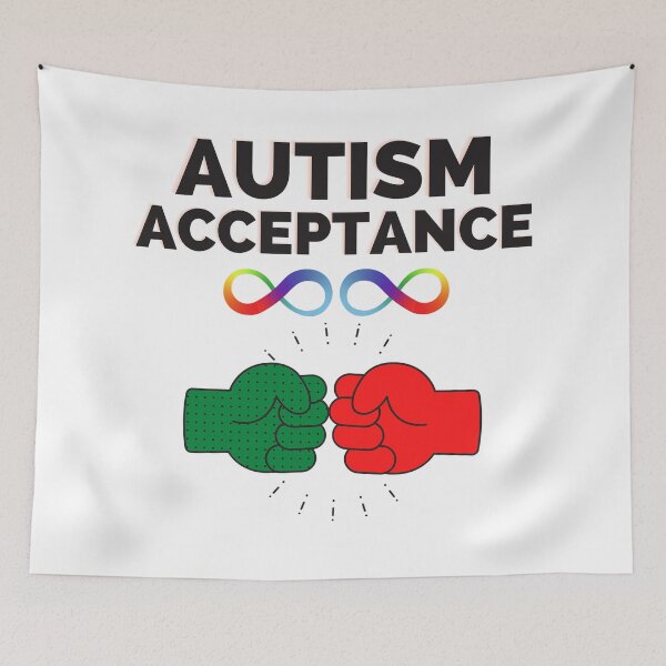 Item preview, Autism Acceptance Fist Bump designed and sold by Forethoughts.